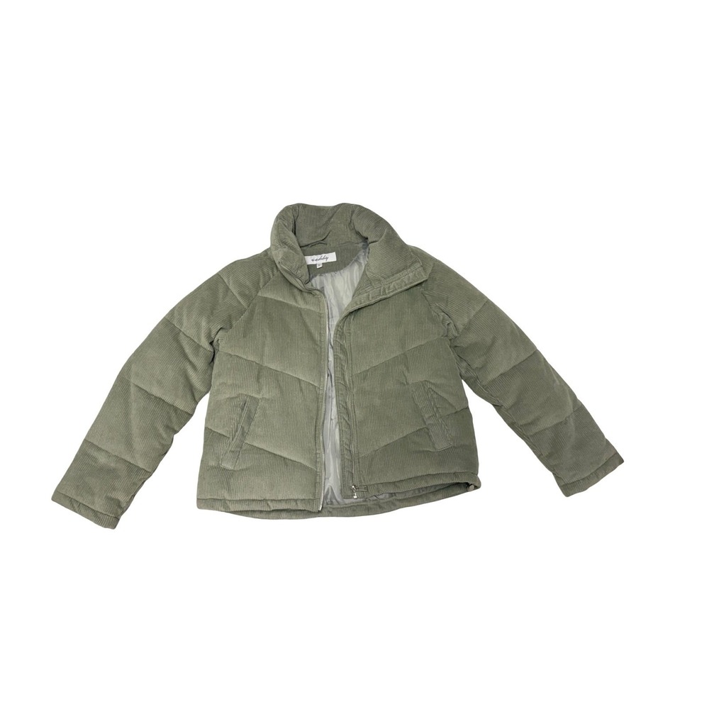 Sebby Sage Green Puffer Jacket Women's Size M NWOT